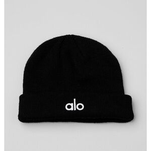 Alo notable black beanie